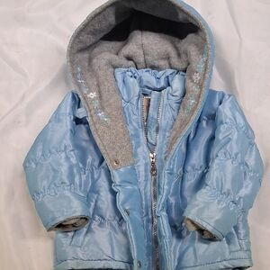 Blue Kids Jacket with Embroidered Details Sz. 12M